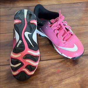 Nike Pink and Black Cleats